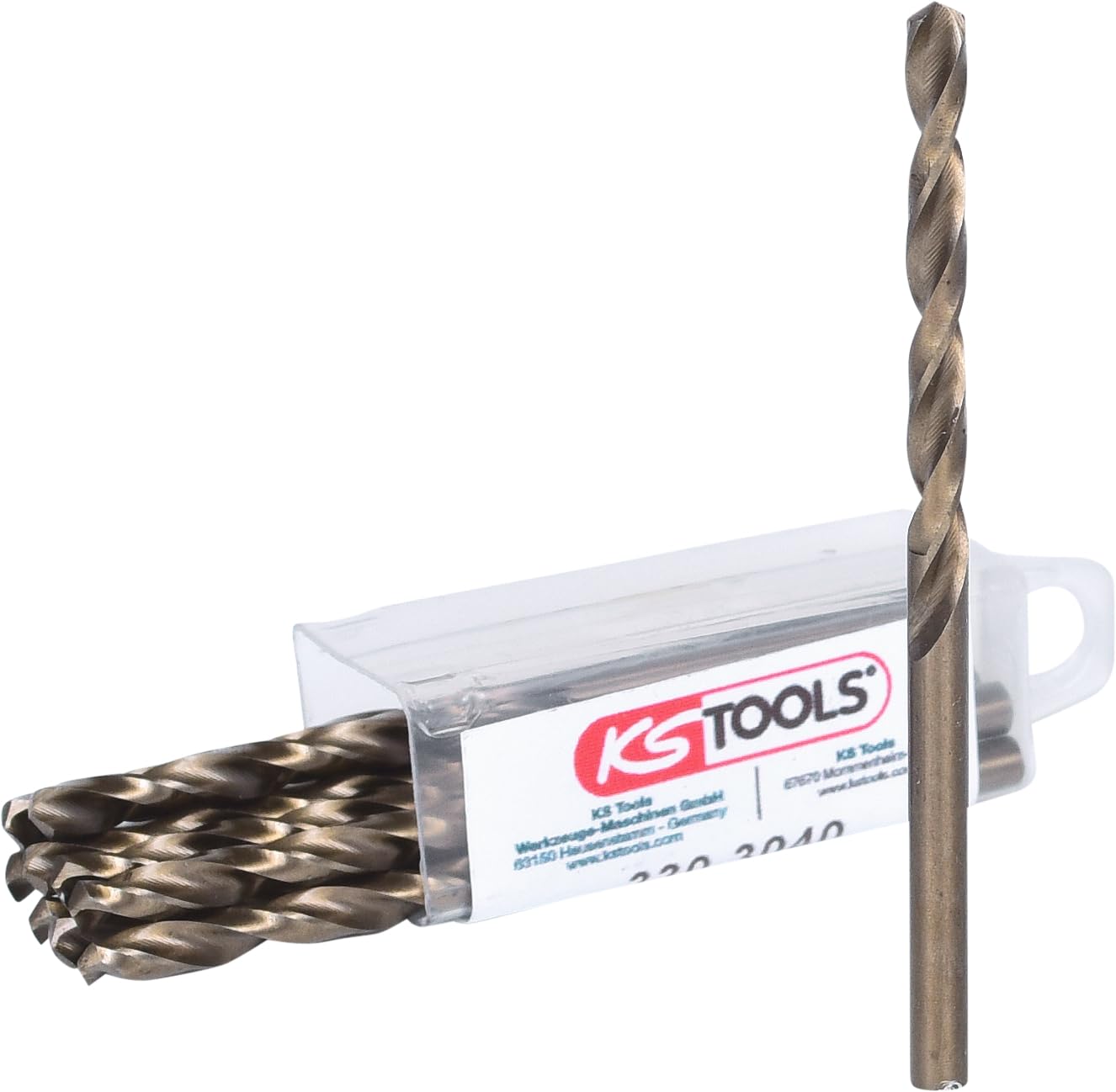 Ks Tools HSS-G 4.0mm Co 5 Twist Drill (10 Pieces) — image 1