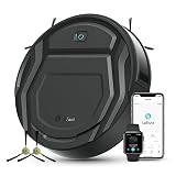 Lefant Robot Vacuum Cleaner M210 Pro,Slim,Quiet,2200Pa Suction,120 Min Self-Charging Robotic Vacuums, Freemove 3.0,WiFi/APP/Alexa,6 Cleaning Modes Ideal for Hard Floors Pet Hair Low Carpet,Black