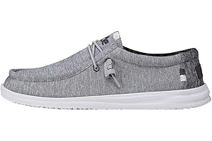 Hey Dude Men's Wally Funk | Men’s Shoes | Men's Lace Up Loafers | Comfortable & Light-Weight