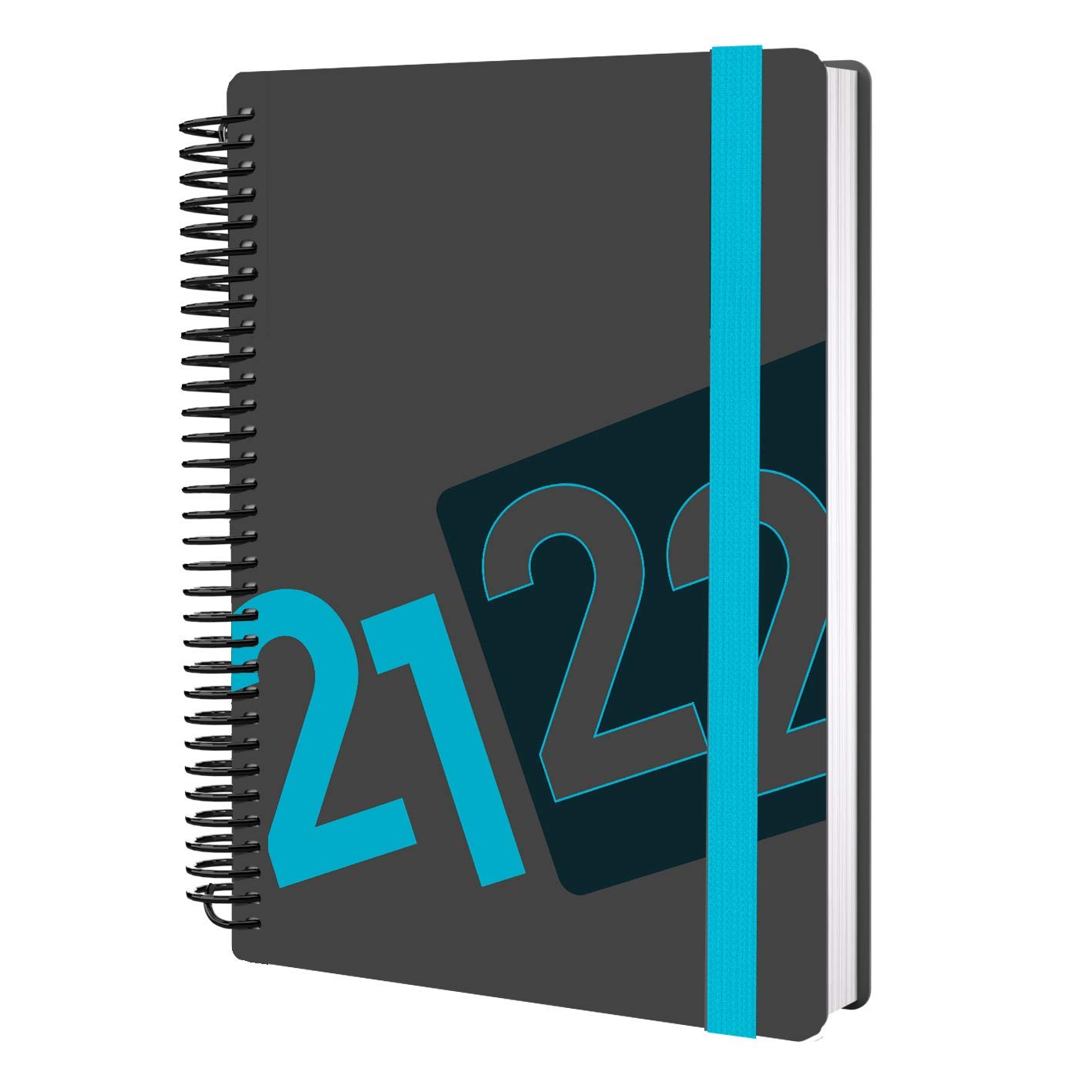 Collins Delta A6 Week to View 2021/22 Mid Year Diary - Blue