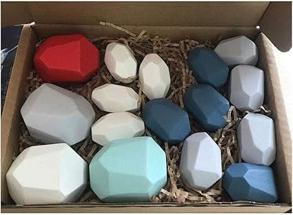 wooden balancing blocks