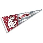 Washington State Cougars Nation USA Stars and Stripes Pennant Pennant Banner Flag