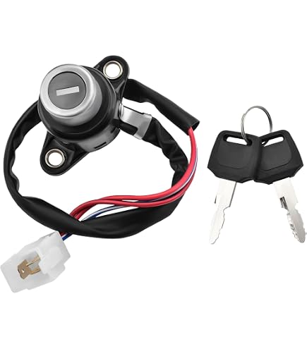 Ignition Switch & Gas Cap Lock Kit For Honda Shadow VT600/VT750/VLX - Includes Steering & Helmet Lock