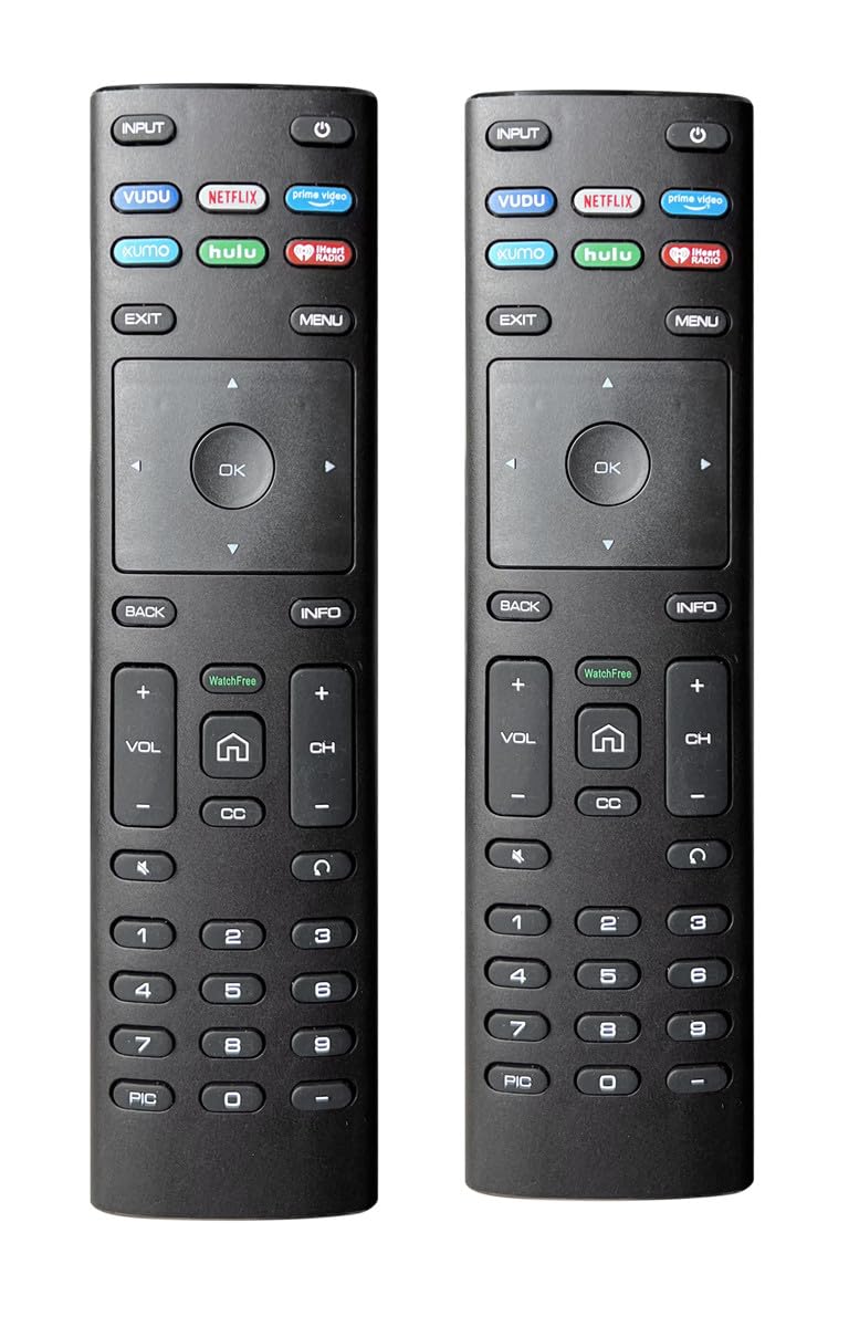 Photo 1 of ?Pack of 2? Universal Replacement for Vizio Smart TV Remote Control, 2 Pieces XRT136 for All Vizio Smart TVs (D-Series E-Series M-Series P-Series V-Series)