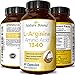 100% Pure L-arginine + L Citruline -Premium Amino Acids Strength for Pre work Out and Energy Enhancement for Men -Support Nitric Oxide -1000 mg Per Capsules -Natural Supplement Booster by Nature Bound
