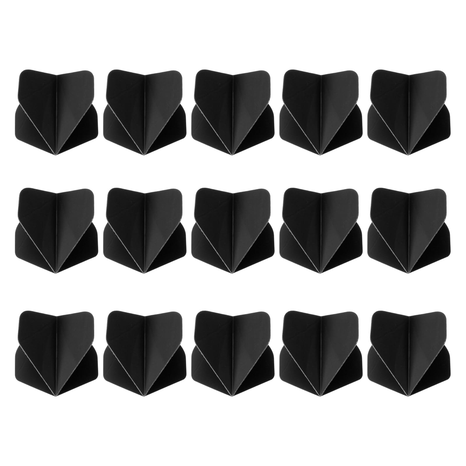 PATIKIL Extra Thick Standard Dart Flights, 30 Pack Durable Flights for Enhanced Performance, Black