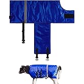 Calf Blanket - Keep Your Calves Warm and Protected with This Cozy Calf Saver Coat - Windproof and Thickened for Ultimate Belly Protection - Ideal for Cows and Goats - 1PCS