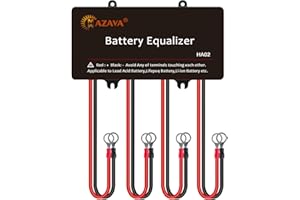 Mazava HA02 Battery Equalizer Voltage Regulator Balancer for 4pcs Batteries Parallel Connected in Series for 48V System, Solar Power System Extend Battery Life