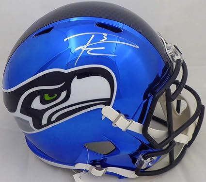 russell wilson signed helmet