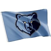 Desert Cactus Memphis Grizzlies Flag NBA 100% Polyester Indoor Outdoor 3x5 feet National Basketball Association Team Flags (Flag #1)