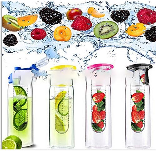 Jielin 700ML Fruit Water Bottle（Color Blue）