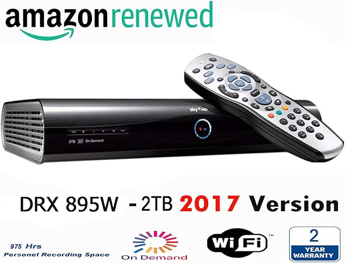 Sky Plus HD Box with 2 TB Hard Drive (Renewed) Amazon.co.uk TV
