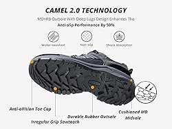 CAMEL CROWN Women's Hiking Shoes Lightweight