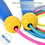 OTraki 2 Pack Kids Jump Rope 6.56ft Adjustable Wooden Handles 5+ Years view 2