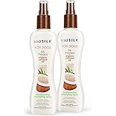 BioSilk Silk Therapy Conditioning Detangling Spray for Dogs with Natural Coconut Oil - Dog Matted Hair Detangler Conditioner 