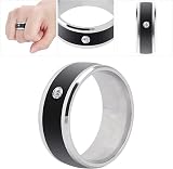 ASHATA Smart NFC Ring Multifunctional Waterproof Wearable Device for Mobile view 2