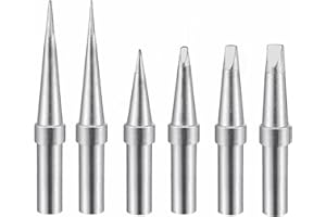 Yanecty Soldering Iron Tips Replacement Weller ET Series for WE1010NA WE1010 WCC100 WES50/51 WESD51 Soldering Station, PES51 LR21 Soldering Pen Soldering Tips (6)