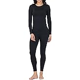 Blaosn Long Johns Thermal Underwear for Women Base Layer Petite/Regular/Tall Top Bottom Sets Cold Weather Winter