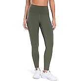 Colorfulkoala Women's High Waisted Yoga Pants 7/8 Length Leggings with Pockets