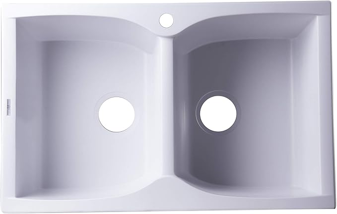 alfi Marke ab3220di 81,3 cm als Doppelnapf Granit Composite Küche Spüle