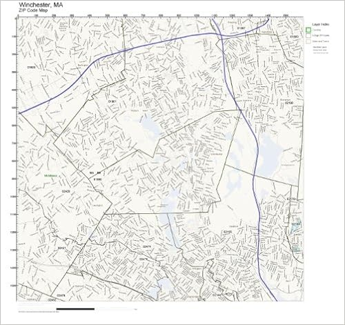 Winchester Ma Zip Code Map Zip Code Wall Map Of Winchester, Ma Zip Code Map Laminated: Amazon.com:  Office Products