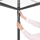 Brabantia Lift-O-Matic 50m Clothes Line UV Resistant Anthracite ø295 cm view 4
