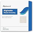 Algitocare Calcium Alginate Wound Dressing - 4”x4” Patches, 10 Packs, Non-Stick Gauze Pads for Wound Care, Accelerating Wound Healing, High Absorbency and Soft
