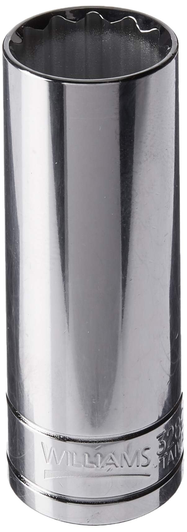 Williams 32825 12 Point Deep Socket with 1/2-Inch Drive, 25mm