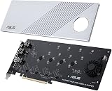 ASUS Hyper M.2 X16 Card V2 PCIe 4.0 NVMe RAID for AMD TRX40 X570 Intel view 3