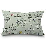 JINYO Bible Verse Pillow Covers 12x20