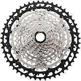 SHIMANO XT CS-M8100 Cassette - 12-Speed, Silver/Black, Mirco Spline