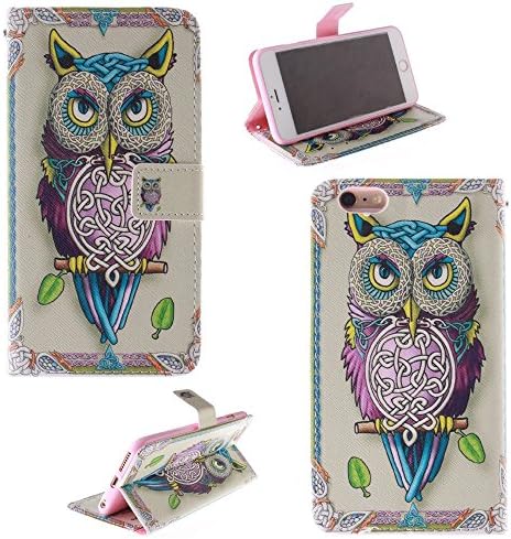S5 Case Galaxy S5 Wallet Case Galaxy S5 Flip Case,Emily Fashion Energy Owl Synthetic Leather Portable Flip Wallet Kickstand Case Cover for Samsung Galaxy S5