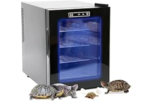 DEZHXHE Reptile Incubator 23L Scientific Lab Incubator Digital Incubator Cooling and Heating Temperature can be Controlled at 50℉~104℉ Reptile Egg Incubator 110V Work for Small Reptiles