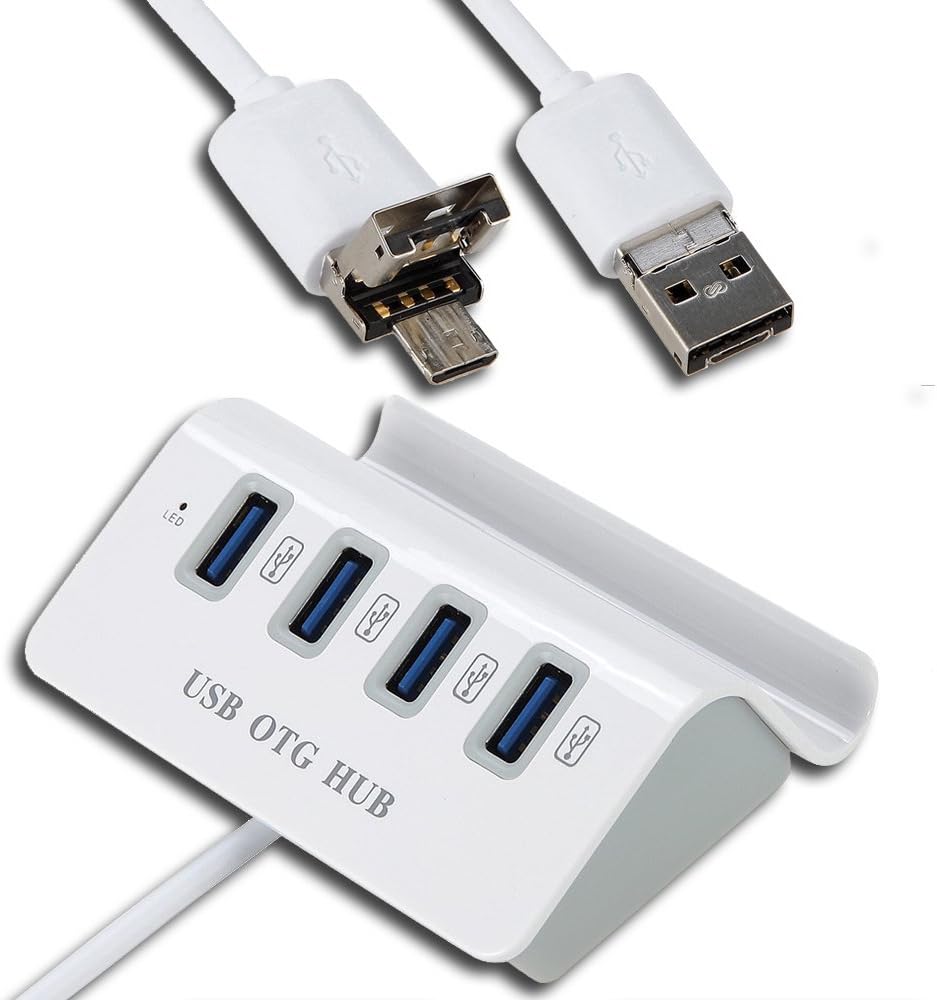 INVESCH Multiport USB OTG HUB USB Splitter For Smart Phone