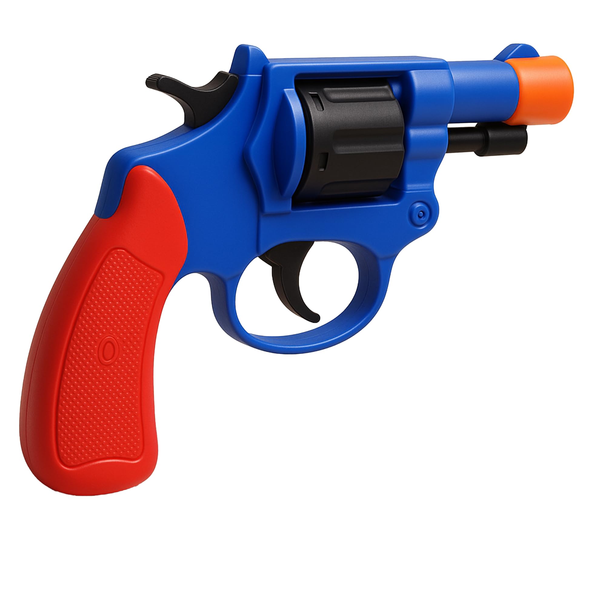 Kids Plastic Toy Gun - Loud Sound Effects, Western Style, Hand Held, Lightweight, Role Play and Fancy Dress Accessory for Kids 8 years+ (Cap Gun)