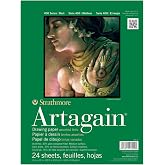 Strathmore - 445-9 Paper 400 Series Artagain Pad, 9"x12", Assorted