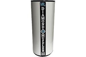 VRN VOLCANO RADON Diamond Muffler - Radon System Noise Reduction Muffler - Fit to 3 or 4 Inch PVC