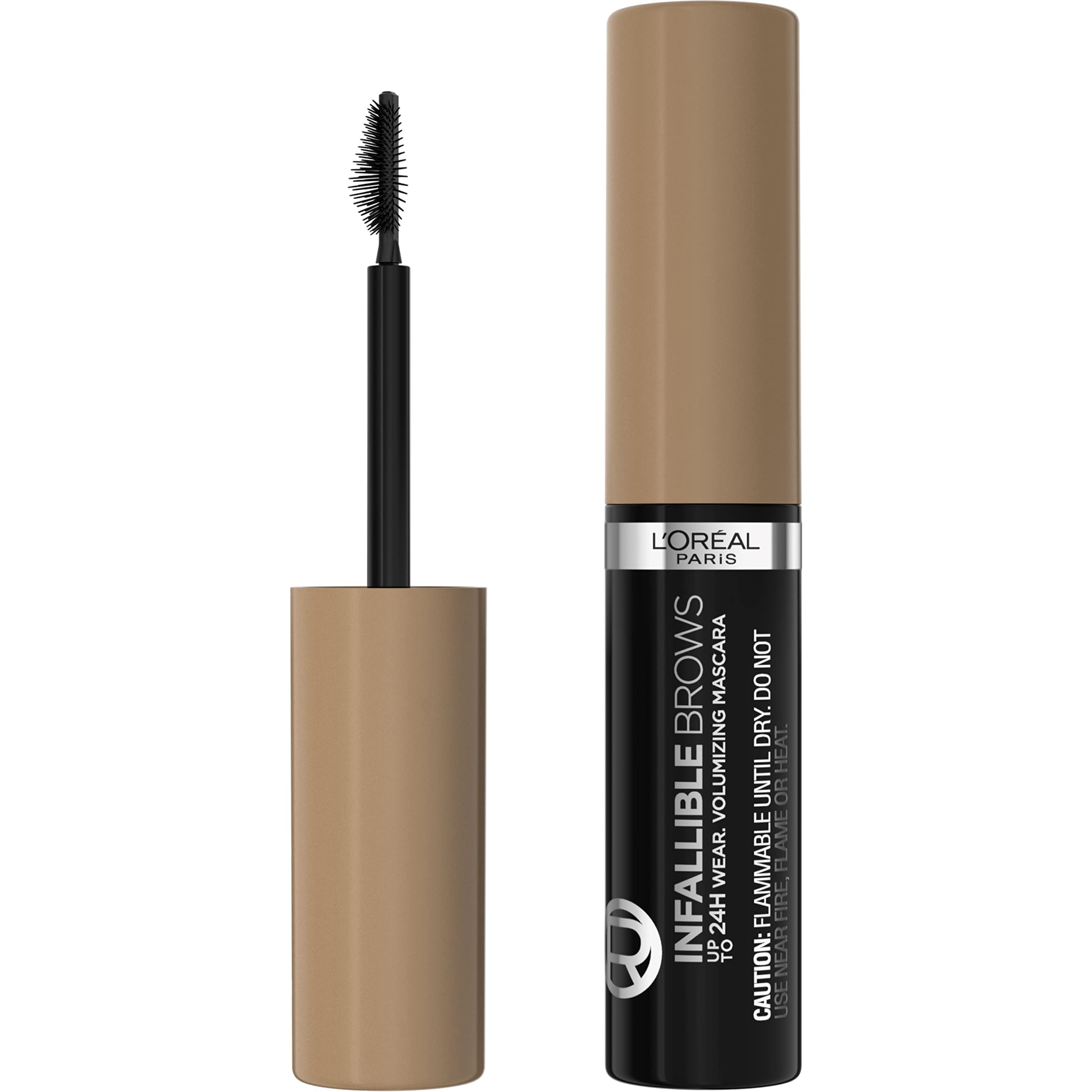 Photo 1 of L'Oreal Paris Infallible Volumizing 24H Wear Brow Mascara, Long Lasting Eyebrow Makeup for 2X Fuller Eyebrows, 7.0 Blonde, 0.13 Fl Oz