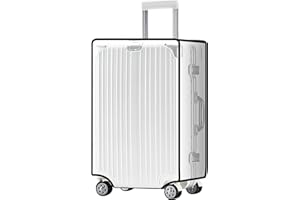 FF1 Luggage Protector Suitcase Cover PVC Bag Dust Proof Travel Suitcase Fits Most 30"