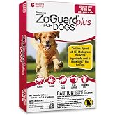 ZoGuard Plus Flea and Tick Prevention for Dogs (Large - 45-88 lb) | Monthly topical application for large dogs 45-88 lbs; 6 months supply for routine flea and tick protection.