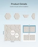 Soundsbay Self-Adhesive Acoustic Panels 12 Pack 30x30x0.9 cm High Density view 6