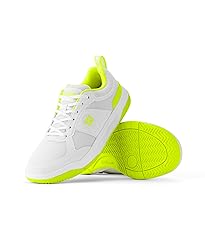 WILSON Women's Sneaker, White/Safety Yellow, 6