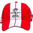 Shelby Super Snake Red Cap Hat | Two Stripe Shelby Cobra Design Racing Performance Hat | Officially Licensed Shelby® Product | One-Size Fits All | Adjustable Closure