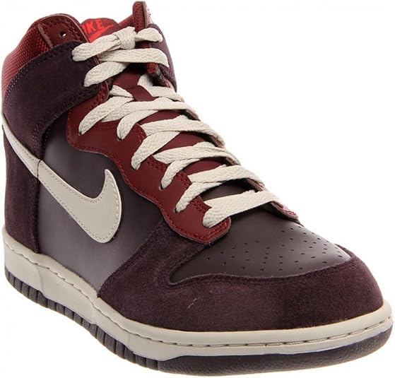 Amazon.com | NIKE DUNK HIGH PORT WINE/DARK TEAM RED//LIGHT BONE 317982-610 | Fashion Sneakers