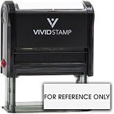 for Reference Only Self Inking Rubber Stamp (Black Ink) - X-Large