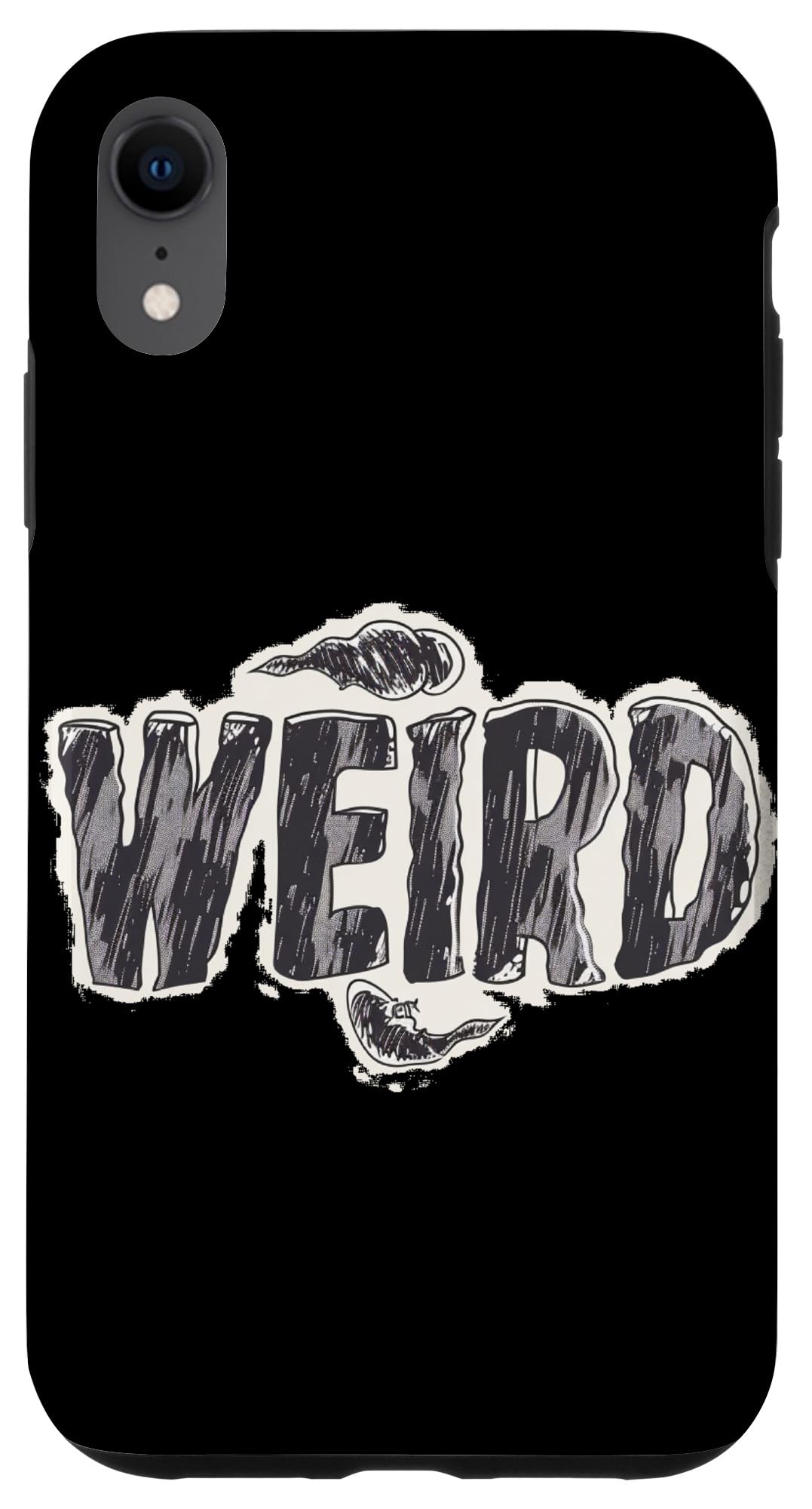 iPhone XR Unique Weird Emblem for Trendy Wear Case
