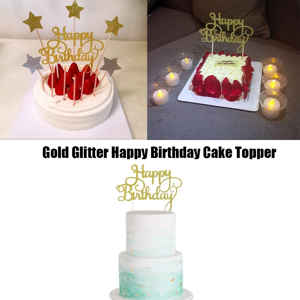 Cake Topper Pour Fille Femme Easy Joy Anniversaire Menthe Decoration Ballon Confettis Or Rosace Papier Happy Birthday Decoration Kit Vert Jeux Et Jouets Bannieres
