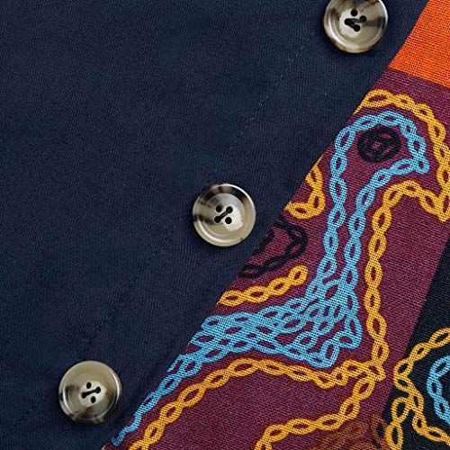 GSusan Sommerkleid Damen Lang Maxikleid Ärmelloses Kleider Spaghetti Strap mit Taschen Partykleid Cocktailkleid Elegant Vintage Blumen Baggy Lose Beiläufige Lang Kleider MaxiKleid Plus Size