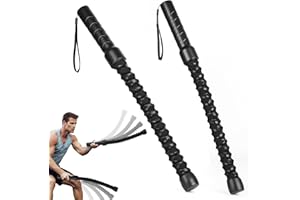 SNWOYGR 2PCS Weighted Ropeless Battle Rope, Professional Portable Durable Exercise Rope Cordless for HIIT Workouts, Cardio & Muscle Training, Low-Impact Cardio Training, Home Gym Equipment