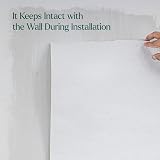 WINSOME Woodchip Wallpaper Paintable White Embossed Textured Wood Effect 10m view 5